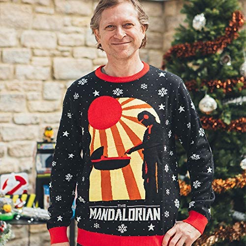 Rich results on Google's SERP when searching for 'Mandalorian ugly Christmas sweater'