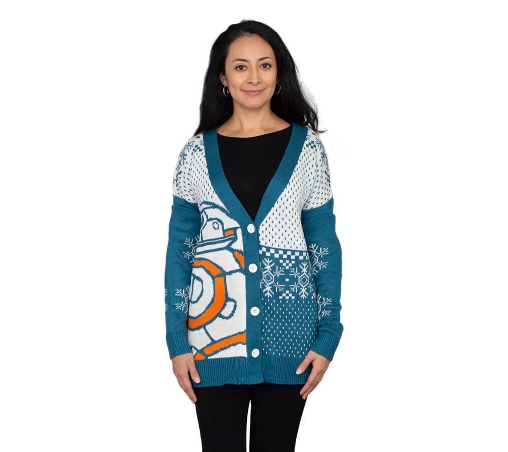 Rich results on Google's SERP when searching for 'BB8 ugly Christmas sweater'