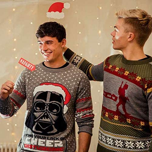 Rich results on Google's SERP when searching for 'official Star Wars Lack of Cheer Disturbing unisex knitted Christmas sweater'