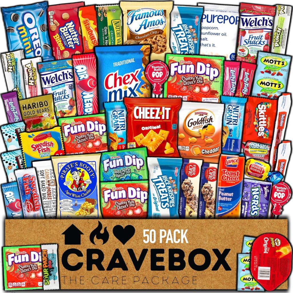 CRAVEBOX Snack Box (50 Count)