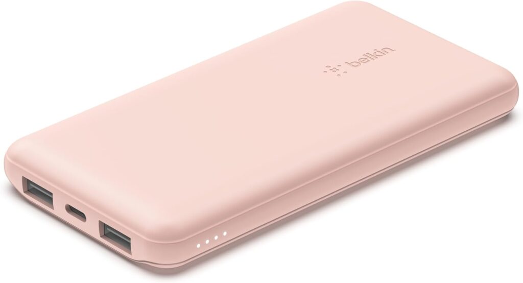 Pink Portable Charger Power Bank