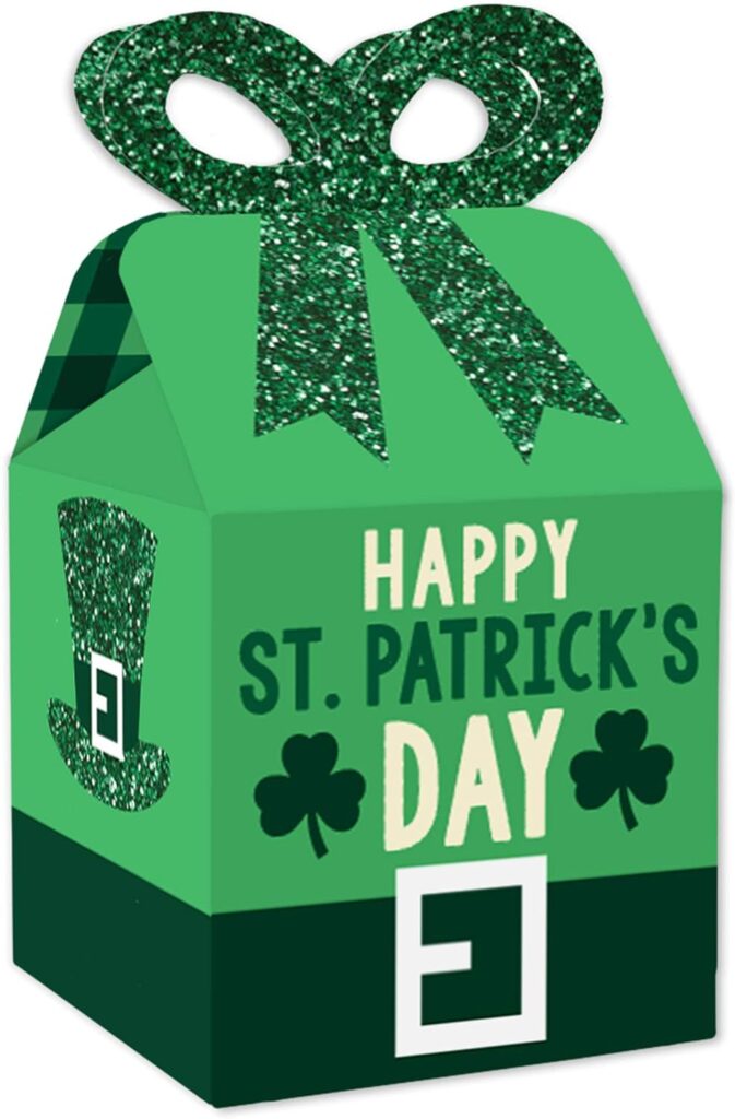 Saint Patty's Day Party Bow Boxes - Set of 12