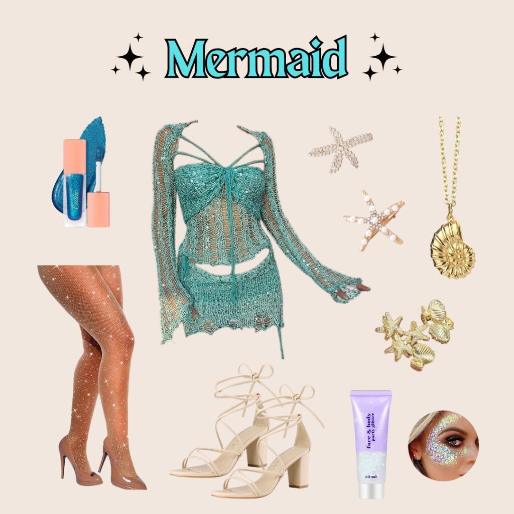 Hot Halloween Costume Ideas (1080 x 1080) - Mermaid